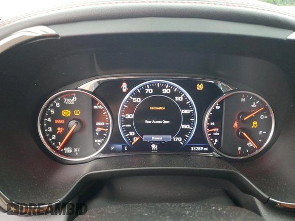 2022 Chevrolet Blazer RS с VIN 3GNKBKRSXNS159571, выставлен на аукционе Copart как лот 58585015 с пробегом 33 289 миль миль и Списание • Salvage title. История ставок и продаж доступна на DreamBid. Изображение 9.