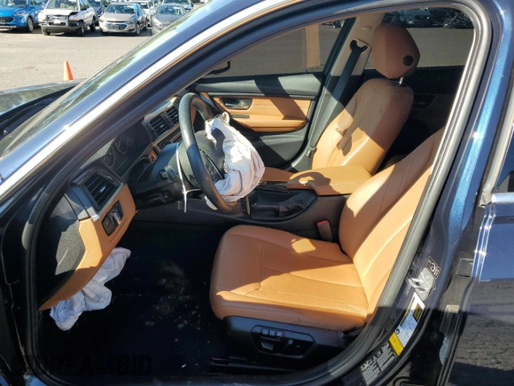 2015 BMW 3 Series 335i xDrive with VIN WBA3B9G52FNR94026, listed as a Copart auction lot 74839374 with 30,376 mi miles and Salvage Title. Bid and sale history available at carsss.com. Image 7.