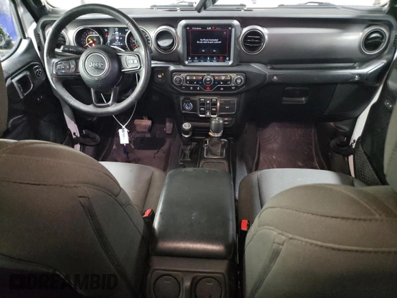 2023 Jeep Gladiator Sport с VIN 1C6HJTAG3PL571060, выставлен на аукционе Copart как лот 46112255 с пробегом 23 352 миль миль и Списание • Salvage title. История ставок и продаж доступна на DreamBid. Изображение 8.