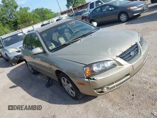 2005 Hyundai Elantra GLS with VIN KMHDN46DX5U109033, listed as a IAAI auction lot 42586032 with 119,550 mi miles and . Bid and sale history available at DreamBid. Image 1.