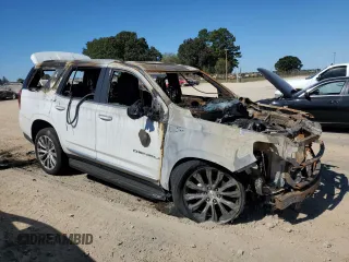 2023 GMC Yukon Denali with VIN 1GKS2DKT3PR510242, listed as a Copart auction lot 75384364 with 0 mi miles and Salvage Title. Bid and sale history available at carsss.com. Image 4.