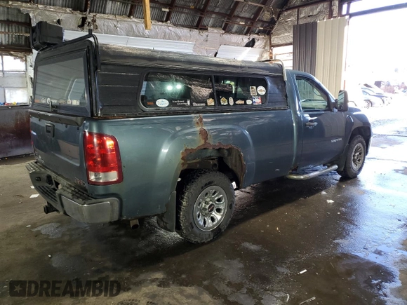 2011 GMC Sierra 1500 Work Truck z VIN 1GTN1TEA1BZ376694, wystawiony jako Copart lot #82595254 z przebiegiem 119 128 mil mil oraz Szkoda całkowita • Salvage title. Historia ofert i sprzedaży dostępna na DreamBid. Obrazek 3.