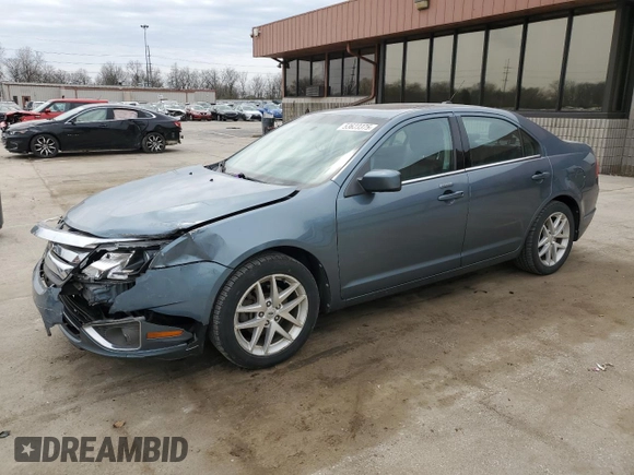 2012 Ford Fusion SEL with VIN 3FAHP0JG3CR357497, listed as a Copart auction lot 53623375 with 110,776 mi miles and Salvage Title. Bid and sale history available at carsss.com. Image 1.