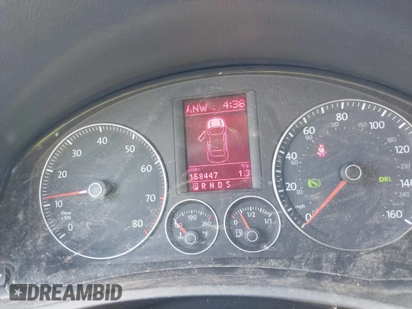 2009 Volkswagen Eos Lux with VIN WVWFA71F99V016393, listed as a IAAI auction lot 42081407 with 158,447 mi miles and . Bid and sale history available at DreamBid. Image 7.