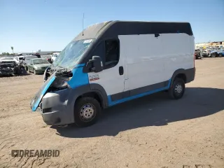 2014 Ram ProMaster Cargo with VIN 3C6TRVBG1EE103007, listed as a Copart auction lot 72050954 with 198,197 mi miles and Salvage Title. Bid and sale history available at carsss.com. Image 1.