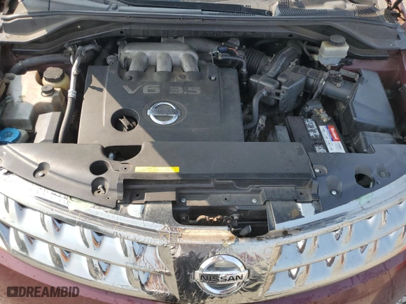 2007 Nissan Murano S with VIN JN8AZ08W47W601376, listed as a Copart auction lot 67046704 with 187,088 mi miles and Salvage Title. Bid and sale history available at carsss.com. Image 11.