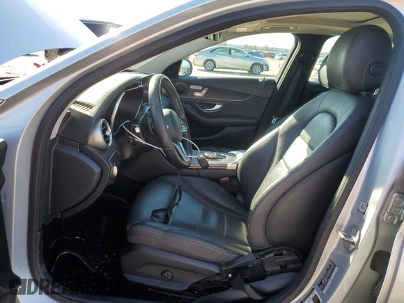 2021 Mercedes-Benz C 300 with VIN W1KWF8DB0MR612936, listed as a Copart auction lot 88154175 with 56,286 mi miles and Salvage Title. Bid and sale history available at carsss.com. Image 7.