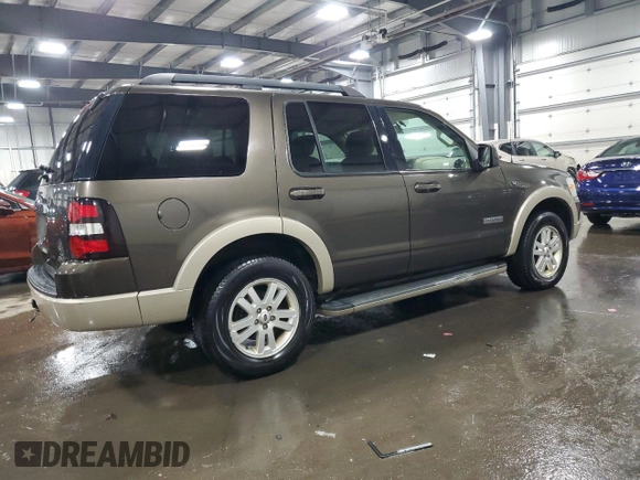 2008 Ford Explorer Eddie Bauer z VIN 1FMEU74878UA14531, wystawiony jako Copart lot #59576515 z przebiegiem 199 825 mil mil oraz Szkoda całkowita • Salvage title. Historia ofert i sprzedaży dostępna na DreamBid. Obrazek 3.