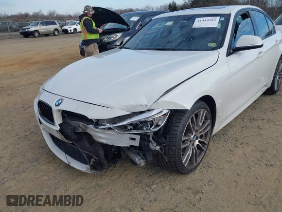 2013 BMW 3 Series 335i xDrive with VIN WBA3B9G59DNR90147, listed as a IAAI auction lot 41449582 with 109,526 mi miles and . Bid and sale history available at DreamBid. Image 6.