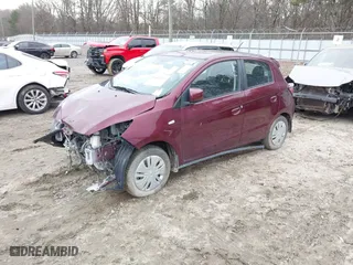 2021 Mitsubishi Mirage ES with VIN ML32AUHJ7MH011520, listed as a IAAI auction lot 41463769 with 13067 miles. Bid and sale history available at carsss.com. Image 18.