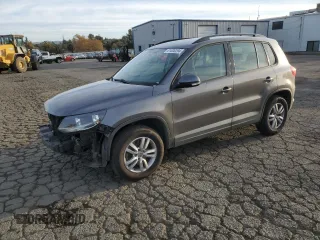 2015 Volkswagen Tiguan R-Line with VIN WVGAV7AX4FW551334, listed as a Copart auction lot 81000294 with 131,148 mi miles and Salvage Title. Bid and sale history available at DreamBid. Image 1.