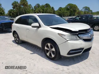 2016 Acura MDX with VIN 5FRYD3H26GB017121, listed as a Copart auction lot 51688653 with 163,867 mi miles. Bid and sale history available at carsss.com. Image 4.
