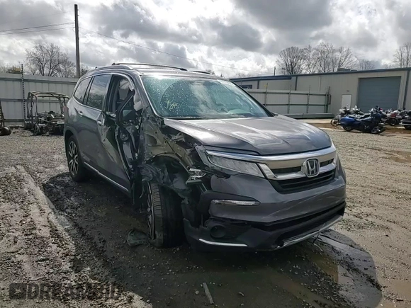 2021 Honda Pilot Elite with VIN 5FNYF6H01MB089206, listed as a Copart auction lot 47975495 with 93,340 mi miles and Salvage Title. Bid and sale history available at DreamBid. Image 11.