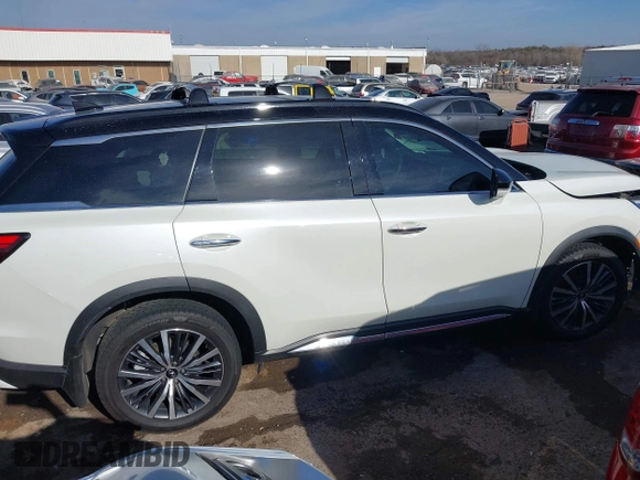 2023 Infiniti QX60 Autograph z VIN 5N1DL1HU3PC350846, wystawiony jako IAAI lot #41114062 z przebiegiem 34 353 mil mil oraz . Historia ofert i sprzedaży dostępna na DreamBid. Obrazek 14.