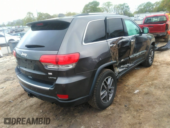 2019 Jeep Grand Cherokee Limited with VIN 1C4RJFBG6KC784154, listed as a IAAI auction lot 41961296 with 73,343 mi miles. Bid and sale history available at carsss.com. Image 4.