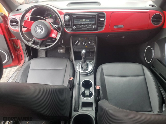 2012 Volkswagen Beetle 2.5L PZEV with VIN 3VWJP7AT8CM607313, listed as a Copart auction lot 75362004 with 95,737 mi miles and Salvage Title. Bid and sale history available at carsss.com. Image 8.