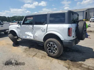2024 Ford Bronco Outer Banks with VIN 1FMDE8BH6RLB02611, listed as a Copart auction lot 55033275 with 8,590 mi miles and Salvage title. Bid and sale history available at DreamBid. Image 2.