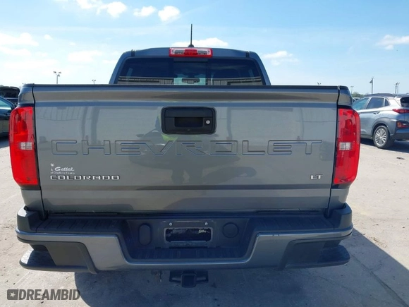 2022 Chevrolet Colorado 2WD LT with VIN 1GCGSCEA6N1299202, listed as a IAAI auction lot 41634986 with 39,762 mi miles. Bid and sale history available at carsss.com. Image 16.