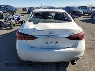 2018 Infiniti Q50 3.0t LUXE with VIN JN1EV7AP7JM357992, listed as a Copart auction lot 84949864 with 0 mi miles and Non Repairable. Bid and sale history available at carsss.com. Image 6.
