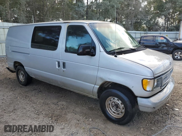 1998 Ford Econoline Cargo with VIN 1FTRE1427WHB30622, listed as a Copart auction lot 78588974 with 148,165 mi miles and Salvage Title. Bid and sale history available at DreamBid. Image 4.
