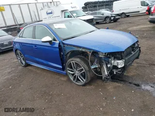 2015 Audi A3 2.0T Premium with VIN WAUBFGFF3F1085847, listed as a IAAI auction lot 41683538 with 77,030 mi miles. Bid and sale history available at carsss.com. Image 1.