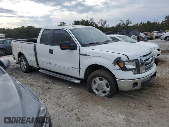 2011 Ford F-150 XL with VIN 1FTFX1CT0BFB21340, listed as a Copart auction lot 83943824 with 0 mi miles and Clean Title. Bid and sale history available at carsss.com. Image 4.