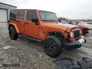 2011 Jeep Wrangler Unlimited Sahara with VIN 1J4BA5H15BL603649, listed as a Copart auction lot 78678004 with 193,640 mi miles and Salvage Title. Bid and sale history available at carsss.com. Image 4.