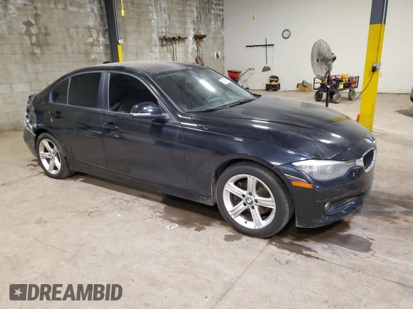 2013 BMW 3 Series 320i with VIN WBA3B1C5XDK130167, listed as a Copart auction lot 60518965 with 129,308 mi miles and Salvage title. Bid and sale history available at DreamBid. Image 4.