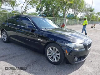 2015 BMW 5 Series 528i with VIN WBA5A5C57FD512845, listed as a IAAI auction lot 41954256 with 174,944 mi miles. Bid and sale history available at carsss.com. Image 1.