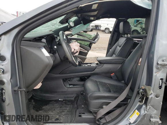 2021 Cadillac XT5 FWD Luxury with VIN 1GYKNAR44MZ192797, listed as a Copart auction lot 87304294 with 0 mi miles and Salvage Title. Bid and sale history available at carsss.com. Image 7.