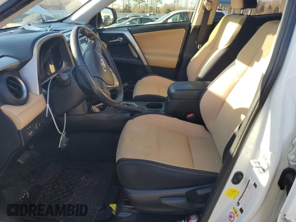 2017 Toyota RAV4 XLE with VIN JTMWFREVXHJ146865, listed as a Copart auction lot 44948775 with 42,454 mi miles and Salvage Title. Bid and sale history available at DreamBid. Image 7.