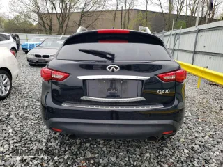 2014 Infiniti QX70 with VIN JN8CS1MU9EM450468, listed as a Copart auction lot 55485575 with 102,261 mi miles and Clean Title. Bid and sale history available at DreamBid. Image 6.