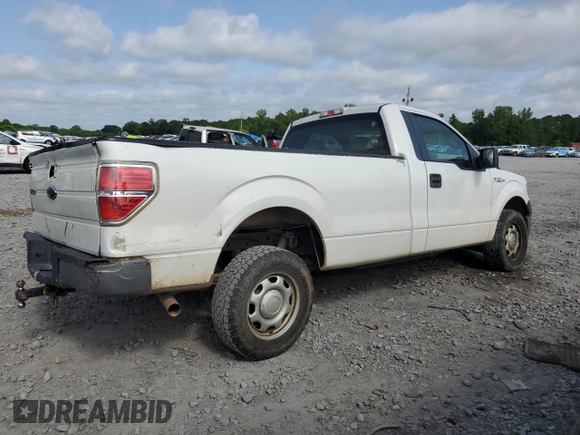 2010 Ford F-150 XL with VIN 1FTMF1CW4AKB46235, listed as a Copart auction lot 56931335 with 117,402 mi miles and Salvage title. Bid and sale history available at DreamBid. Image 3.