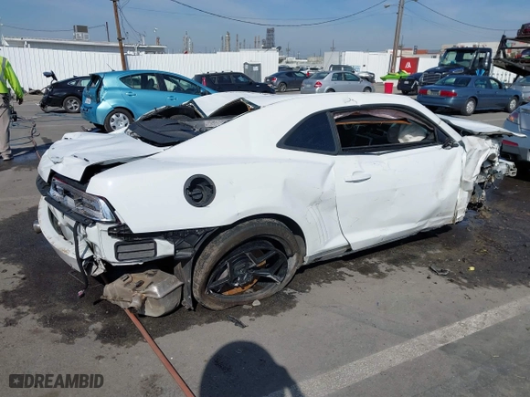 2015 Chevrolet Camaro SS with VIN 2G1FK1EJ3F9294657, listed as a IAAI auction lot 41603593 with 1 mi miles. Bid and sale history available at carsss.com. Image 4.
