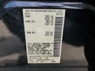 2015 Nissan LEAF SV with VIN 1N4AZ0CP8FC315788, listed as a Copart auction lot 48146553 with 71,454 mi miles. Bid and sale history available at carsss.com. Image 14.