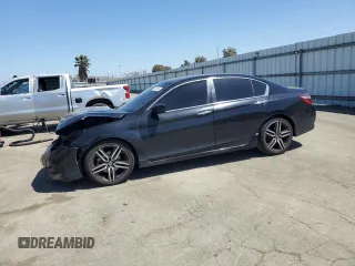 2016 Honda Accord Sport z VIN 1HGCR2F50GA089253, wystawiony jako Copart lot #53867405 z przebiegiem 140 220 mil mil oraz Szkoda całkowita • Salvage title. Historia ofert i sprzedaży dostępna na DreamBid. Obrazek 1.