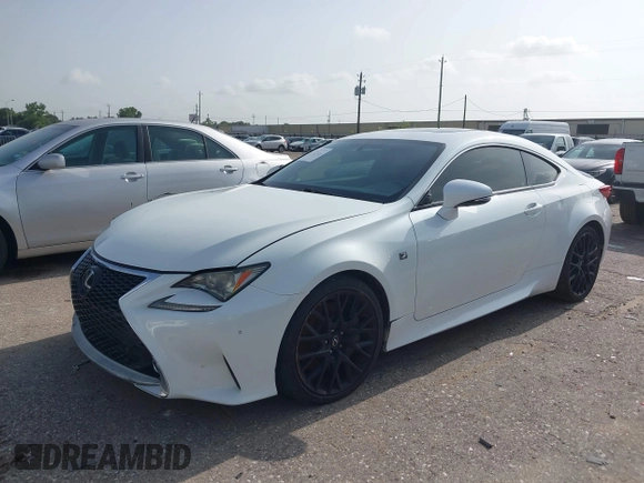 2015 Lexus RC 350 F Sport with VIN JTHHE5BC4F5008864, listed as a IAAI auction lot 42624291 with 103,427 mi miles and . Bid and sale history available at DreamBid. Image 18.