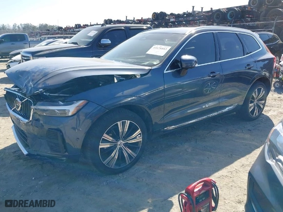 2023 Volvo XC60 Ultimate Bright Theme with VIN YV4L12DF2P1369254, listed as a IAAI auction lot 41678883 with 24,881 mi miles. Bid and sale history available at carsss.com. Image 2.