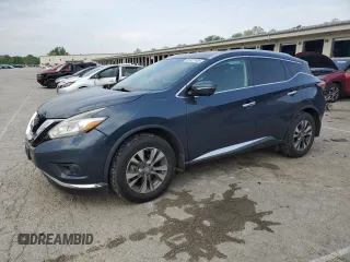 2015 Nissan Murano SL z VIN 5N1AZ2MH6FN233555, wystawiony jako Copart lot #55027435 z przebiegiem 220 609 mil mil oraz Szkoda całkowita • Salvage title. Historia ofert i sprzedaży dostępna na DreamBid. Obrazek 1.