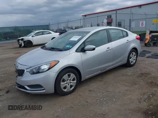 2015 Kia Forte LX with VIN KNAFK4A66F5390206, listed as a IAAI auction lot 42146355 with 107,925 mi miles. Bid and sale history available at carsss.com. Image 17.