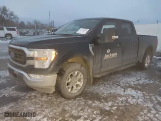 2021 Ford F-150 XL with VIN 1FTFW1E82MKE69632, listed as a IAAI auction lot 41378565 with 51,790 mi miles. Bid and sale history available at carsss.com. Image 2.
