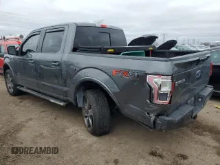 2017 Ford F-150 XL with VIN 1FTEW1EG8HFB09153, listed as a Copart auction lot 50978975 with 103,706 mi miles and Salvage Title. Bid and sale history available at carsss.com. Image 2.