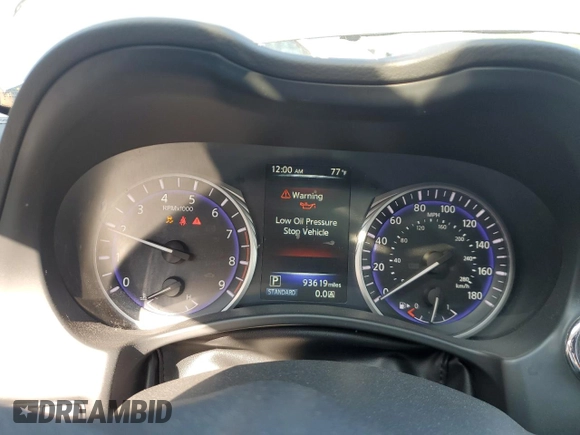 2017 Infiniti Q50 Premium z VIN JN1EV7AP1HM742488, wystawiony jako Copart lot #60002845 z przebiegiem 93 619 mil mil oraz Czysty tytuł • Clean title. Historia ofert i sprzedaży dostępna na DreamBid. Obrazek 9.