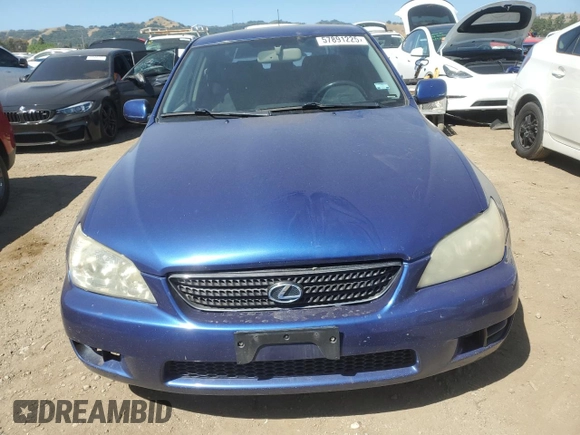 2003 Lexus IS 300/350 z VIN JTHBD192830073062, wystawiony jako Copart lot #57891225 z przebiegiem 279 225 mil mil oraz Szkoda całkowita • Salvage title. Historia ofert i sprzedaży dostępna na DreamBid. Obrazek 5.