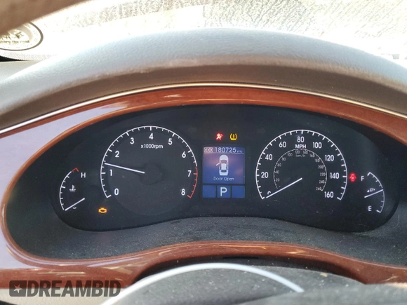 2013 Hyundai Genesis 3.8L with VIN KMHGC4DD8DU235248, listed as a Copart auction lot 73462114 with 180,725 mi miles and Salvage Title. Bid and sale history available at carsss.com. Image 9.