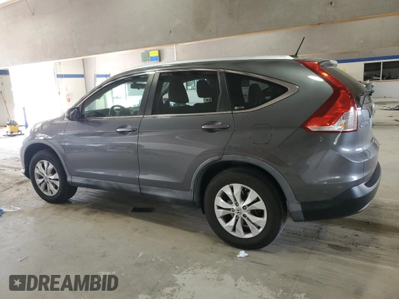 2012 Honda CR-V EX-L with VIN 2HKRM4H70CH602781, listed as a Copart auction lot 52004255 with 117,629 mi miles and Salvage Title. Bid and sale history available at carsss.com. Image 2.
