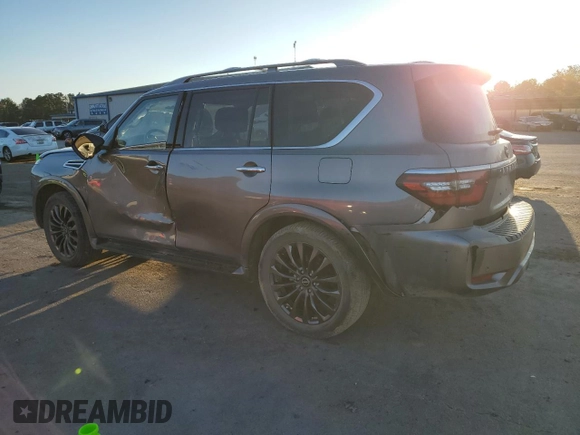 2023 Nissan Armada Platinum with VIN JN8AY2CC3P9181149, listed as a Copart auction lot 41335035 with 42,753 mi miles and Salvage Title. Bid and sale history available at carsss.com. Image 2.