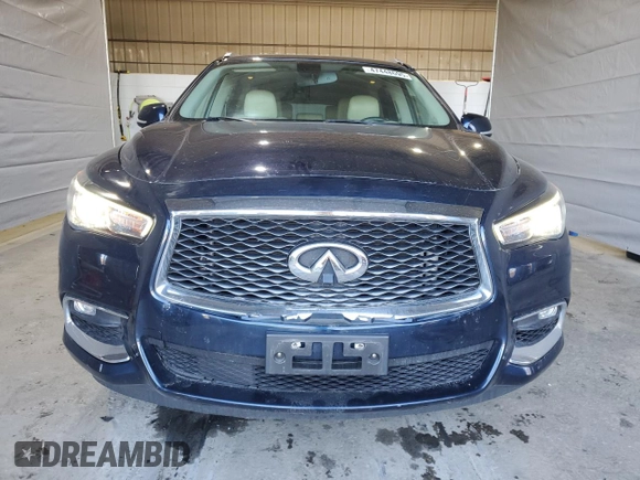 2017 Infiniti QX60 with VIN 5N1DL0MMXHC546218, listed as a Copart auction lot 47448695 with 122,427 mi miles and Salvage Title. Bid and sale history available at carsss.com. Image 5.