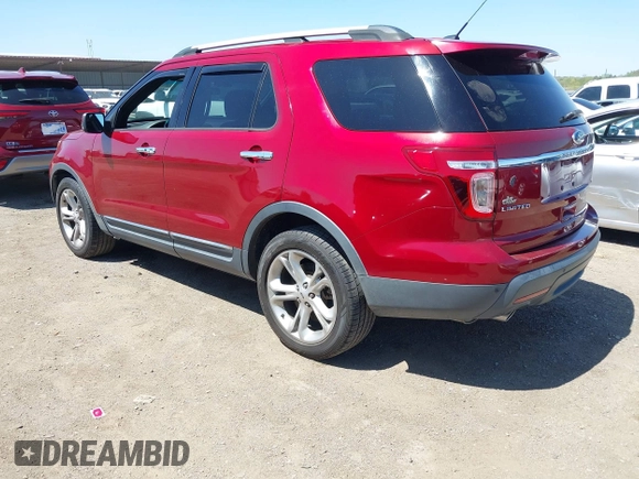 2015 Ford Explorer Limited with VIN 1FM5K7F82FGA89555, listed as a IAAI auction lot 42018341 with 131,703 mi miles and . Bid and sale history available at carsss.com. Image 3.