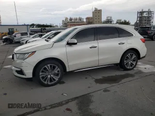 2017 Acura MDX Technology with VIN 5FRYD3H55HB006252, listed as a Copart auction lot 58595065 with 159,857 mi miles and Salvage title. Bid and sale history available at DreamBid. Image 1.
